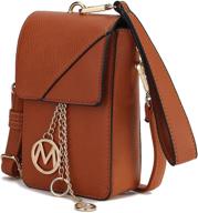 👜 mkf collection crossbody cellphone purse: women's handbags & wallets with wristlet functionality logo