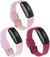 🌟 набор ярких блистательных силиконовых браслетов koreda для fitbit inspire/inspire hr/inspire 2 - премиальные аксессуары для замены ремешка для женщин и мужчин, совместимые с фитнес-трекером inspire/ace 2 логотип