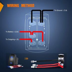 img 2 attached to Nilight Switch Momentary Rocker 90126B