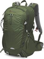 🎒 armygreen 35l mountaintop unisex hiking backpack logo