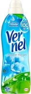 новый и улучшенный концентрированный кондиционер для ткани vernel 🌞 свежее утро (ранее bluesky) - 1 л (примерно 28 загрузок) логотип