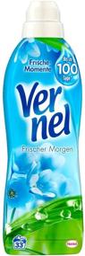 img 1 attached to Новый и улучшенный концентрированный кондиционер для ткани Vernel 🌞 Свежее утро (ранее BlueSky) - 1 л (примерно 28 загрузок)