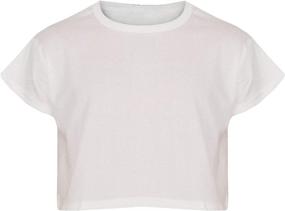 img 2 attached to Loxdonz Girls Basic Sleeve T Shirt Sports & Fitness in Other Sports