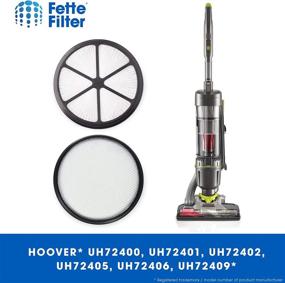 img 2 attached to Фетт Фильтр - Набор пылесборников совместимых с моделями Hoover UH72400, UH72400, UH72401, UH72402, UH72405, UH72406, UH72409. Эквивалентен частям #440003905 и 303903001 (4 штуки)