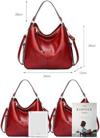 img 2 attached to 👜 Стильные кожаные кошельки: дамские сумки и кошельки для женщин