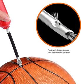 img 1 attached to Mobi Lock 10-Pack Stainless Steel Ball Pump Needles - The Perfect Tool for Inflating Footballs, Basketballs, Soccer Balls, Volleyballs, Netballs, Handballs, Waterpolo Balls, and More Sporting Equipment