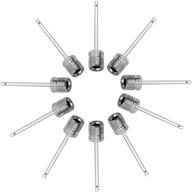 mobi lock 10-pack stainless steel ball pump needles - the perfect tool for inflating footballs, basketballs, soccer balls, volleyballs, netballs, handballs, waterpolo balls, and more sporting equipment логотип