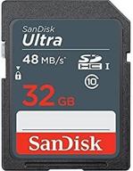 💾 sandisk ultra 32gb sdhc class 10 uhs-1 48mb/s memory card - high performance storage solution logo