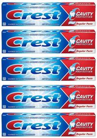 img 1 attached to 🦷 Crest Fluoride Anticavity Toothpaste: Stop Cavities in Their Tracks with Regular Paste - 8.2 Ounce (Pack of 5)