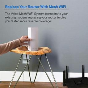 img 2 attached to Enhanced Linksys Velop Intelligent Mesh WiFi System, 3-Pack White (AC3600)