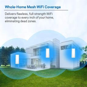 img 3 attached to Enhanced Linksys Velop Intelligent Mesh WiFi System, 3-Pack White (AC3600)