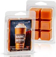 basic bitch pumpkin spice scented melt: maximum scent wax cubes - 1 pack (2oz) - 6 cubes! logo