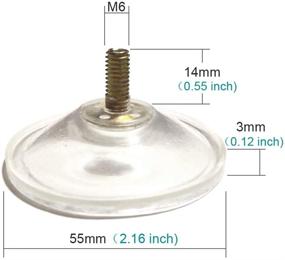 img 3 attached to 👍 Enhanced Thickened M6 Suction Recommended