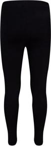 img 3 attached to Hurley Girls Leggings - 👧 Black Tie: Stylish and Comfortable Girls' Clothing