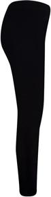 img 1 attached to Hurley Girls Leggings - 👧 Black Tie: Stylish and Comfortable Girls' Clothing