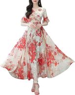 🌺 elegant floral baroque women's dresses: perfect for any occasion logo