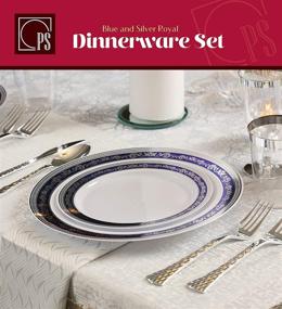 img 2 attached to 🍽️ Disposable Dinnerware Set - Posh Setting Collection for Food Service Equipment & Supplies