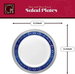 img 1 attached to 🍽️ Disposable Dinnerware Set - Posh Setting Collection for Food Service Equipment & Supplies