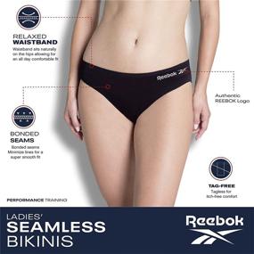 img 1 attached to Reebok Womens Underwear Seamless Bikini Women's Clothing and Lingerie, Sleep & Lounge