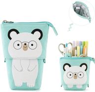 🎁 pop up pencil case: adorable standing pen holder & telescopic stationery pouch – perfect organizer for school & office – ideal gift for students, girls, boys, teens, christmas логотип