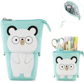 img 4 attached to 🎁 Pop Up Pencil Case: Adorable Standing Pen Holder & Telescopic Stationery Pouch – Perfect Organizer for School & Office – Ideal Gift for Students, Girls, Boys, Teens, Christmas