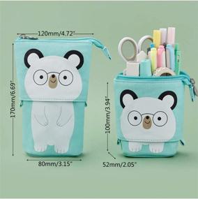 img 1 attached to 🎁 Pop Up Pencil Case: Adorable Standing Pen Holder & Telescopic Stationery Pouch – Perfect Organizer for School & Office – Ideal Gift for Students, Girls, Boys, Teens, Christmas