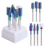 💅 makartt tungsten carbide nail drill bit set - 7pcs 5 in1 3/32 inch bits - electric nail drill machine, acrylic nails, gel polish removal, poly nail gel, cuticles, pedicure tool logo