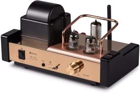 img 3 attached to 🎧 Dared MP-5BT Stereo Vacuum Tube Integrated Amplifier, Hybrid Amplifier with Bluetooth Connection, USB/DAC Input, Headphone Output, Pre Output, 25Wx2, including Tubes 6N1x1, 6N2x1, 6E2x1