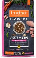 grain free small breed dry dog food with natural freeze dried raw dog food – instinct raw boost, high protein kibble logo