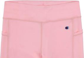 img 1 attached to 👚 Heather Girls' Clothing: Champion Heritage Stretch Leggings - The Ultimate Combination of Comfort and Style