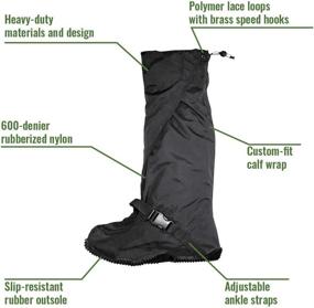 img 1 attached to 🐸 FROGG TOGGS Unisex Waterproof Overshoe and Gaiters Frogg Leggs Over-Boots Leggings