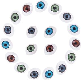 img 4 attached to 👀 PH PandaHall 120pcs Craft Eyeballs: Plastic Scary Eyes for Halloween DIY Crafts, Puppets, Reborn Dolls, Bears, Stuffed Animals - 4 Colors