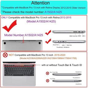 img 3 attached to MOSISO Keyboard Protector Compatible Transparent Laptop Accessories for Bags, Cases & Sleeves