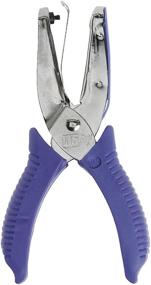 img 4 attached to McGill 2-Inch Reach Hole Punch with 1/8 Inch Round Punchline, Chrome/Purple (MCG52400C)
