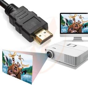 img 2 attached to 🔌 Кабель HDMI высокой скорости 50 футов для PS4, ПК, HDTV - покрытие золотом, поддержка 3D и Ethernet, аудио возврат - CableVantage