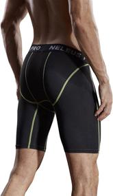 img 1 attached to Neleus Compression Short Black White Sports & Fitness for Other Sports