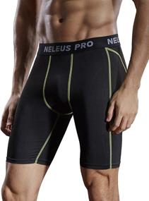 img 3 attached to Neleus Compression Short Black White Sports & Fitness for Other Sports