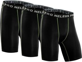 img 4 attached to Neleus Compression Short Black White Sports & Fitness for Other Sports