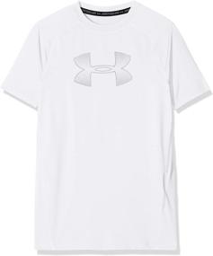 img 3 attached to Optimized Search: Boys' Under Armour HeatGear Fitted Short Sleeve Shirt