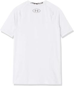 img 2 attached to Optimized Search: Boys' Under Armour HeatGear Fitted Short Sleeve Shirt