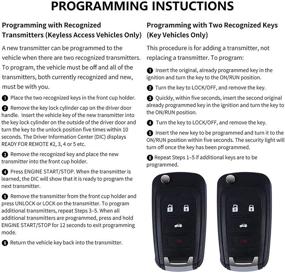 img 1 attached to 🔑 Набор из 2 ключей-брелоков для Buick Lacrosse Regal Verano Chevy Camaro Equinox 2010-2017.