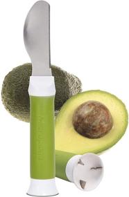 img 1 attached to 🥑 Efficient Avocado Tool: Microplane Instrument for Hassle-Free Slicing, Pitting, and Mashing, in Vibrant Green!