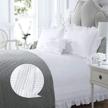 yinfung ruffle bedding vintage rouched logo