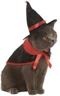 🐾 halloween pet costume: spooky demon cloak bat classic monsters clothes with devil headband - perfect cosplay party outfit for dogs, cats, puppies, and kittens логотип