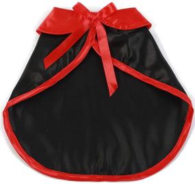 img 1 attached to 🐾 Halloween Pet Costume: Spooky Demon Cloak Bat Classic Monsters Clothes with Devil Headband - Perfect Cosplay Party Outfit for Dogs, Cats, Puppies, and Kittens