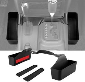 img 4 attached to 🚗 Семь Спарта Трей для Jeep Wrangler JK/JKU 2011-2017 - Удобный ящик для хранения передач с клеевой лентой