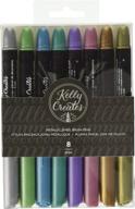 sparkling creativity with kelly ✨ creates metallic jewel brush pens 8/pkg logo