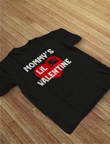 img 1 attached to Mommys Lil Valentine Valentines T Shirt Boys' Clothing