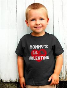 img 2 attached to Mommys Lil Valentine Valentines T Shirt Boys' Clothing