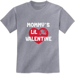 img 4 attached to Mommys Lil Valentine Valentines T Shirt Boys' Clothing